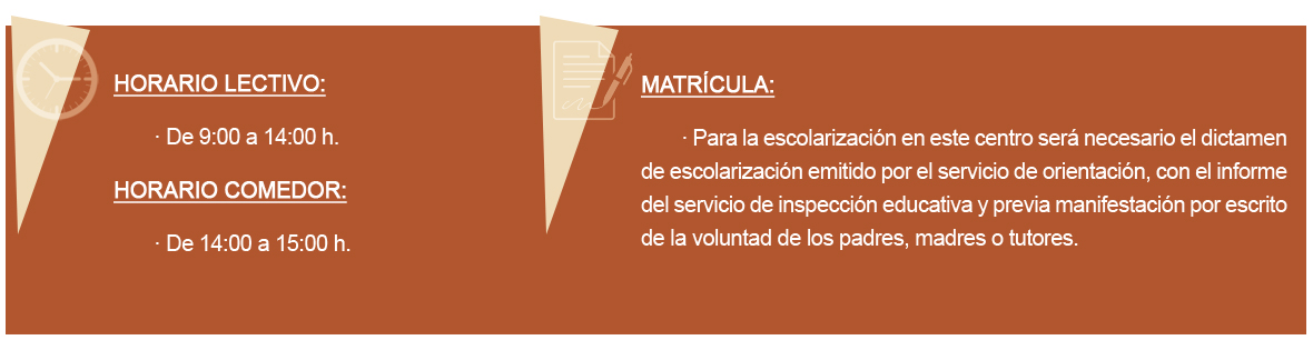 Horarios y matrícula Horarios y matrícula
